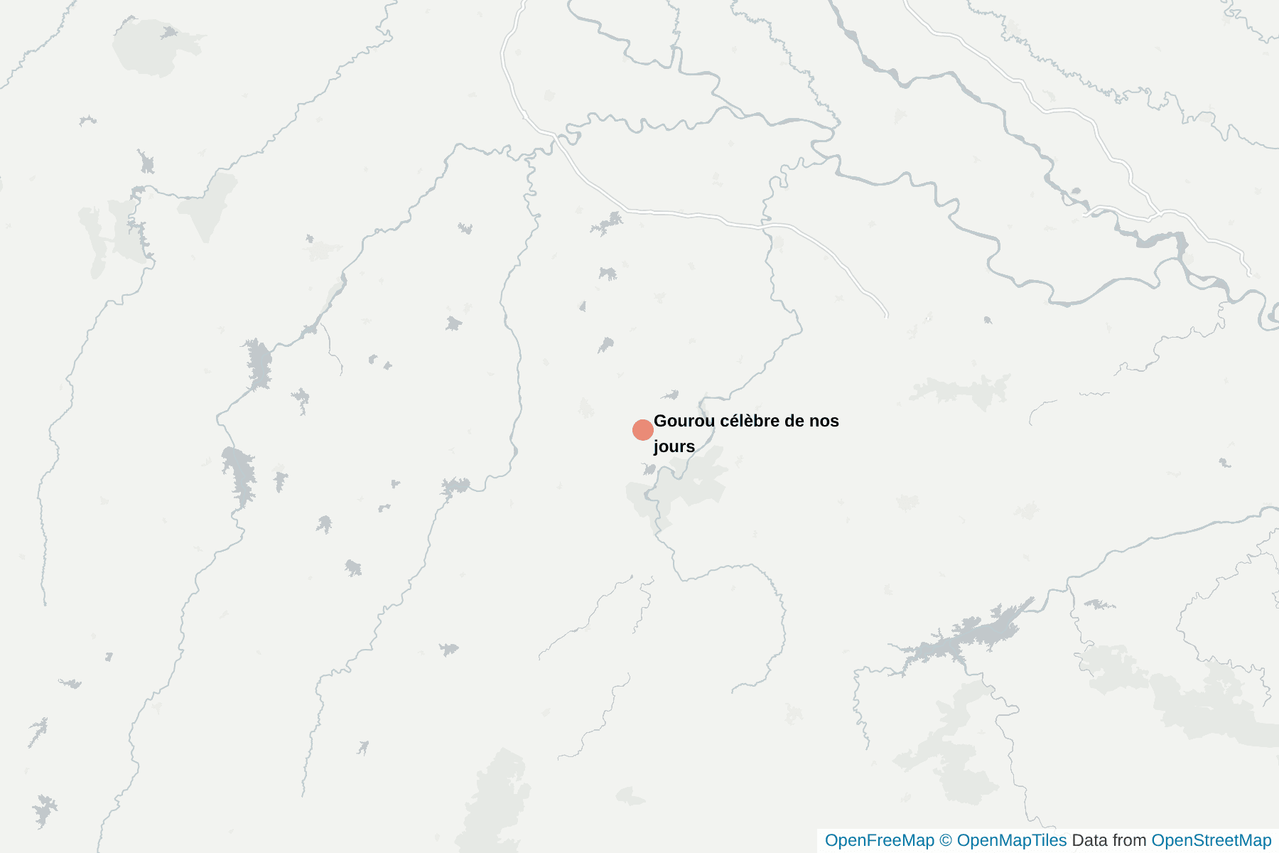 Carte de Gourou célèbre de nos jours